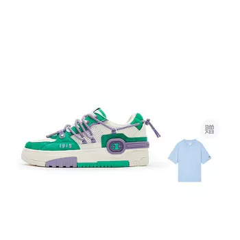 Кеды, скейтборд обувь женская низкая Champion, зеленый