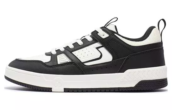 Кеды, скейтборд обувь женская низкая черный/белый 361°