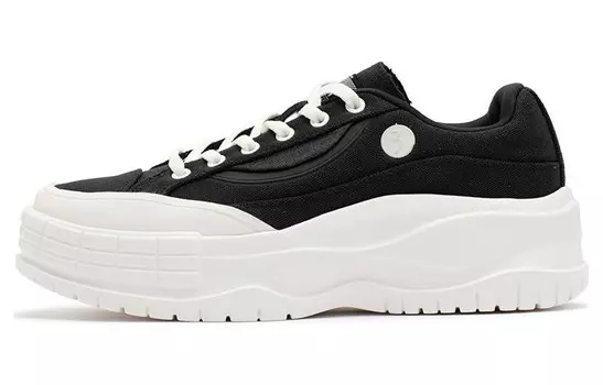 Кеды, скейтборд обувь женская низкая черный/белый 361°