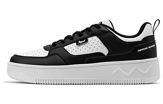 Кеды, скейтборд обувь женская низкая черный/белый 361°