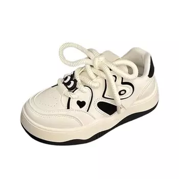 Кеды, скейтборд обувь женская низкая черный Bingo Duck