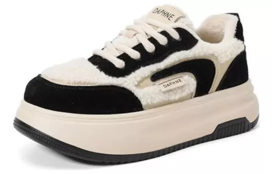 Кеды, скейтборд обувь женская низкая черный Daphne