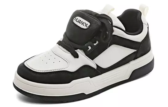 Кеды, скейтборд обувь женская низкая черный Huanqiu