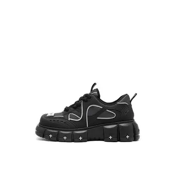 Кеды, скейтборд обувь женская низкая черный Sugarsu