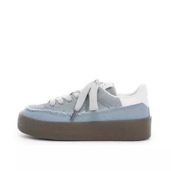 Кеды, скейтборд обувь женская низкая Cobx, серебряный