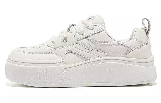 Кеды, скейтборд обувь женская низкая Daphne, белый