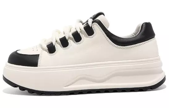 Кеды, скейтборд обувь женская низкая Daphne, белый