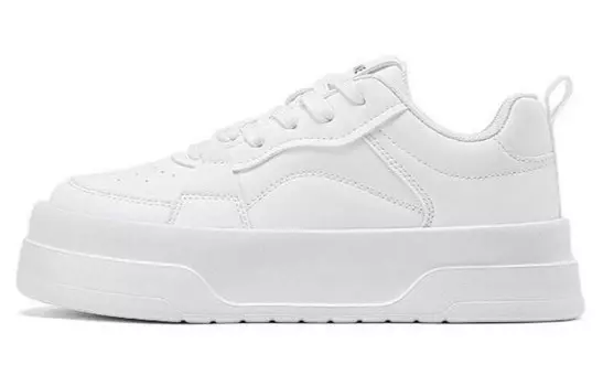 Кеды, скейтборд обувь женская низкая Daphne, белый/черный