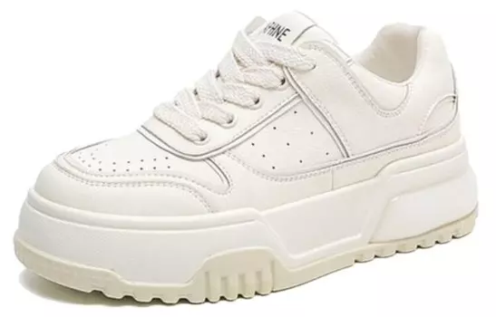 Кеды, скейтборд обувь женская низкая Daphne, бежевый