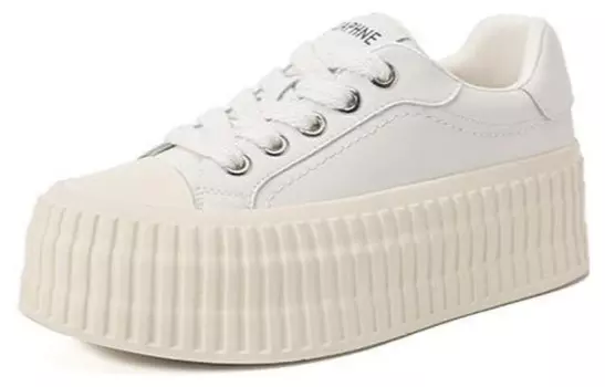 Кеды DAPHNE Skateboard Shoes Women's Low-Top, бежевый