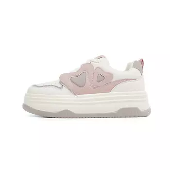 Кеды DAPHNE Skateboard Shoes Women's Low-Top, бежевый