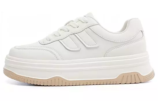 Кеды, скейтборд обувь женская низкая Daphne, бежевый