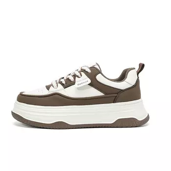 Кеды, скейтборд обувь женская низкая Daphne, бежевый