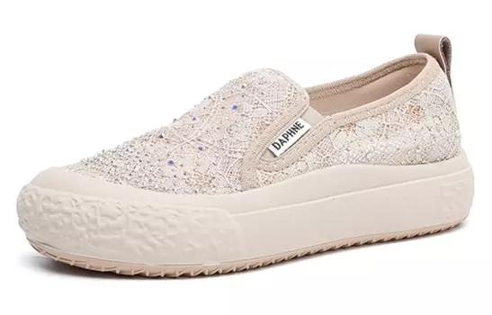 Кеды, скейтборд обувь женская низкая Daphne, черный