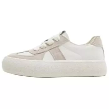 Кеды, скейтборд обувь женская низкая Daphne, кремовый