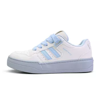 Кеды, скейтборд обувь женская низкая Deerway, белый/синий