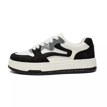 Кеды, скейтборд обувь женская низкая Dusto, бежевый/красный