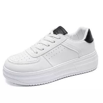 Кеды, скейтборд обувь женская низкая Eastern Camel, белый/черный