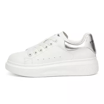 Кеды, скейтборд обувь женская низкая Exull Q, серебряный