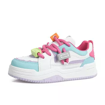 Кеды, скейтборд обувь женская низкая Fcs, белый/желтый