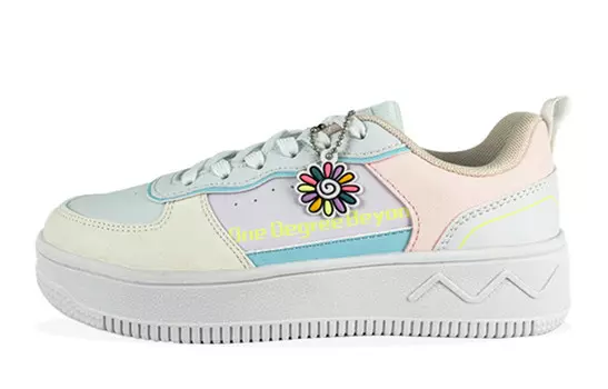 Кеды, скейтборд обувь женская низкая Feather белый/361 Degree белый 361°