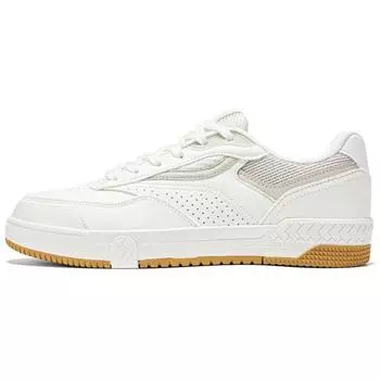 Кеды, скейтборд обувь женская низкая Feather белый/овсяный молочный 361°