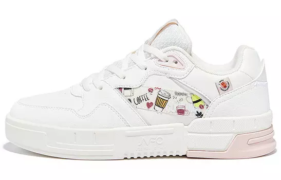 Кеды, скейтборд обувь женская низкая Feather белый 361°