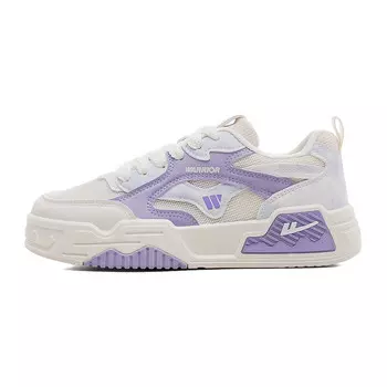 Кеды, скейтборд обувь женская низкая фиолетовый Warrior