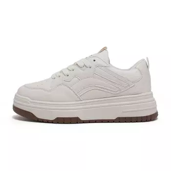 Кеды, скейтборд обувь женская низкая хаки Huanqiu