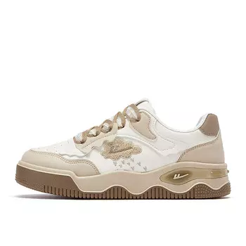 Кеды, скейтборд обувь женская низкая хаки Warrior