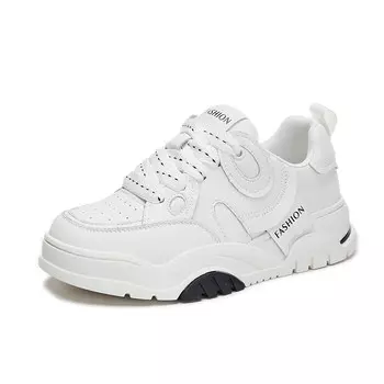 Кеды, скейтборд обувь женская низкая Help, белый