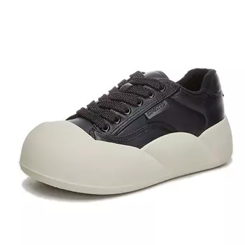 Кеды, скейтборд обувь женская низкая Help, черный