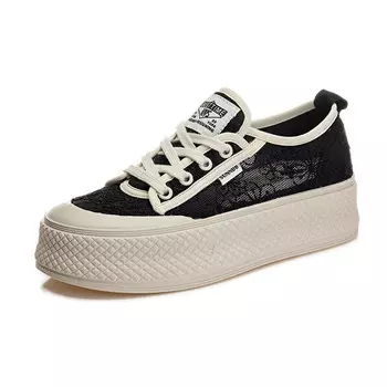 Кеды, скейтборд обувь женская низкая Help, хаки