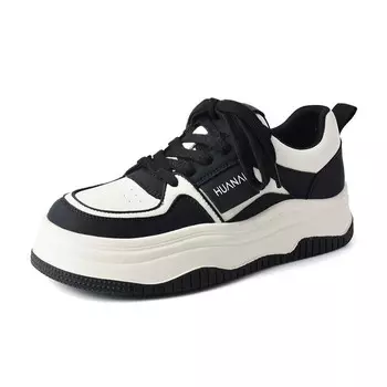 Кеды, скейтборд обувь женская низкая Huanai, бежевый