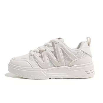 Кеды, скейтборд обувь женская низкая Huanqiu, бежевый