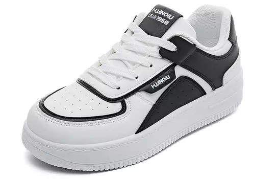 Кеды, скейтборд обувь женская низкая Huanqiu, черный