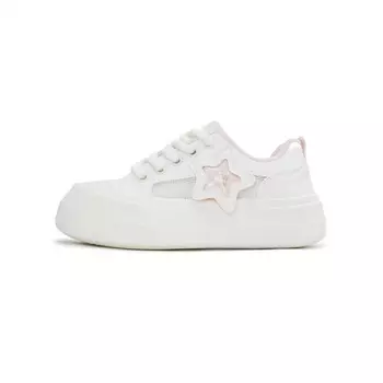 Кеды, скейтборд обувь женская низкая Humanism 1986, бежевый