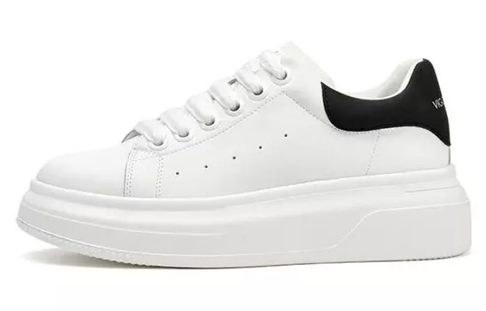 Кеды, скейтборд обувь женская низкая Josiny, белый/черный