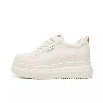 Кеды, скейтборд обувь женская низкая Josiny, белый