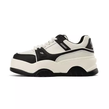 Кеды, скейтборд обувь женская низкая Josiny, черный/белый