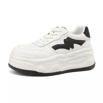 Кеды, скейтборд обувь женская низкая Josiny, цвет White Silver