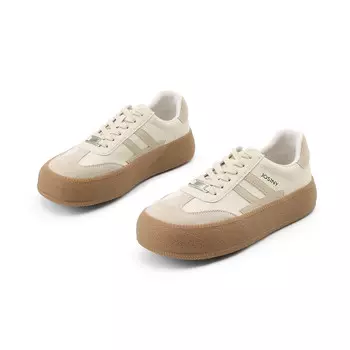 Кеды, скейтборд обувь женская низкая Josiny, хаки