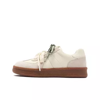 Кеды, скейтборд обувь женская низкая Josiny, светло-серый