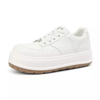 Кеды, скейтборд обувь женская низкая Josiny, золотой