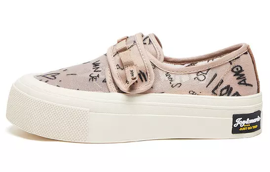 Кеды, скейтборд обувь женская низкая Joy&Mario, цвет Apricot