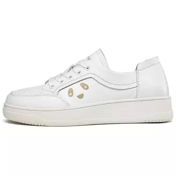 Кеды, скейтборд обувь женская низкая Kangnai, цвет White Gray