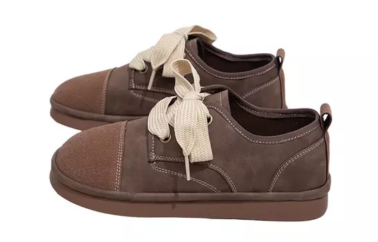 Кеды, скейтборд обувь женская низкая коричневый Feiyue