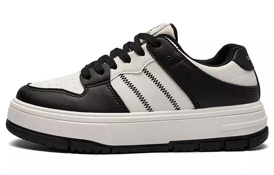 Кеды, скейтборд обувь женская низкая La Chapelle, белый/черный