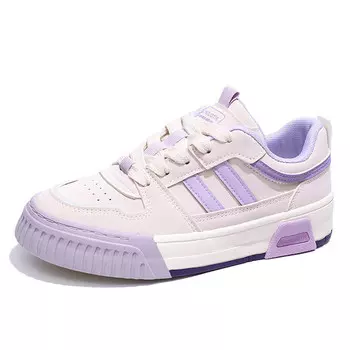 Кеды, скейтборд обувь женская низкая La Chapelle, бежевый