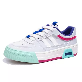 Кеды, скейтборд обувь женская низкая La Chapelle, синий